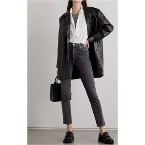 Citizens of Humanity Olivia Crop High Rise‎ Jeans Charcoal Women 32